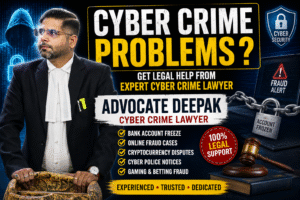 Read more about the article Advocate Deepak – Cyber Crime Advocate in Noida